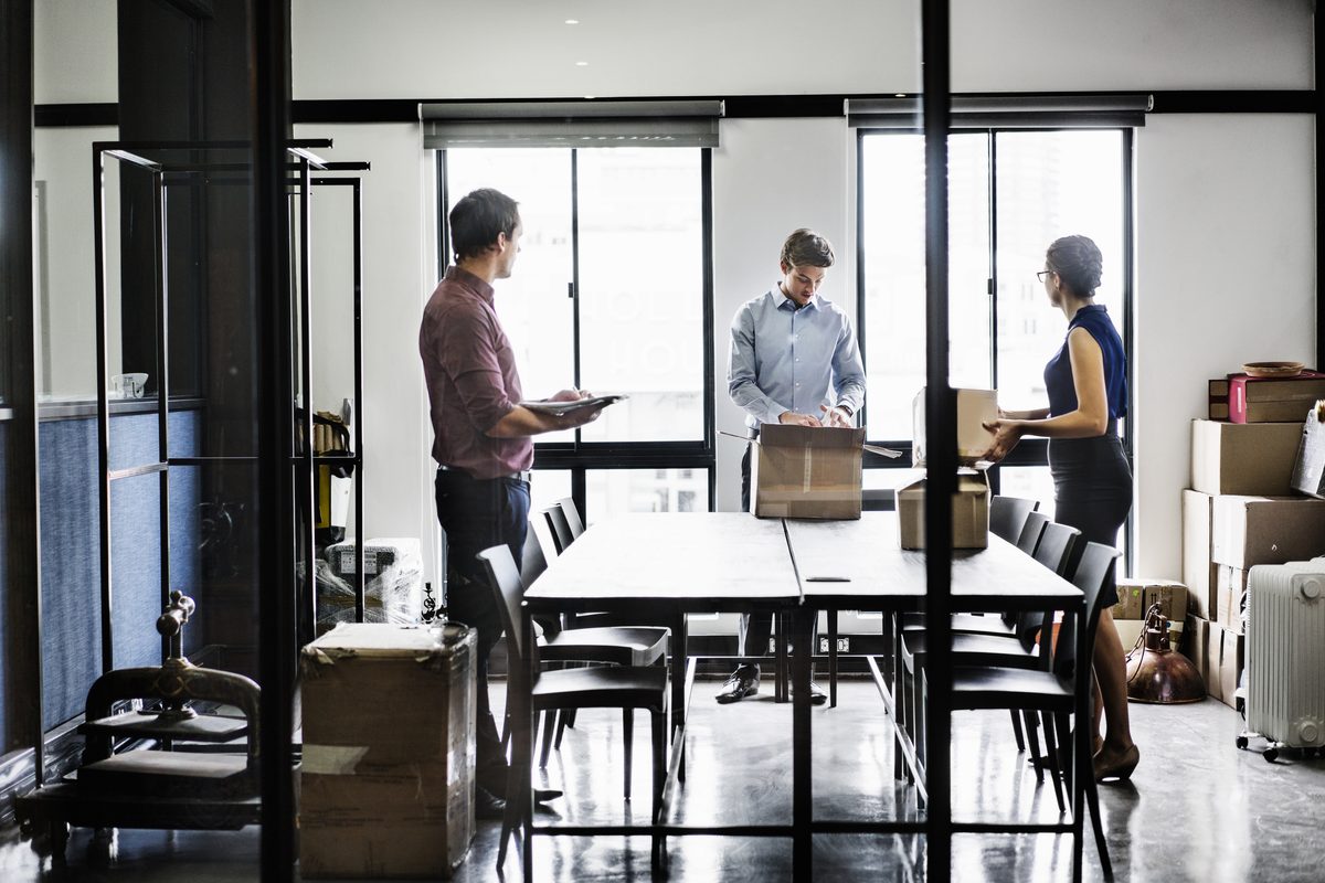 Déménagement d'entreprise par les équipes Varillon